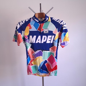 【希少】MAPEI マペイ　Italy　イタリア　サイクリングジャージ　M 希少】MAPEI マペイ Italy イタリア サイクリングジャージ M