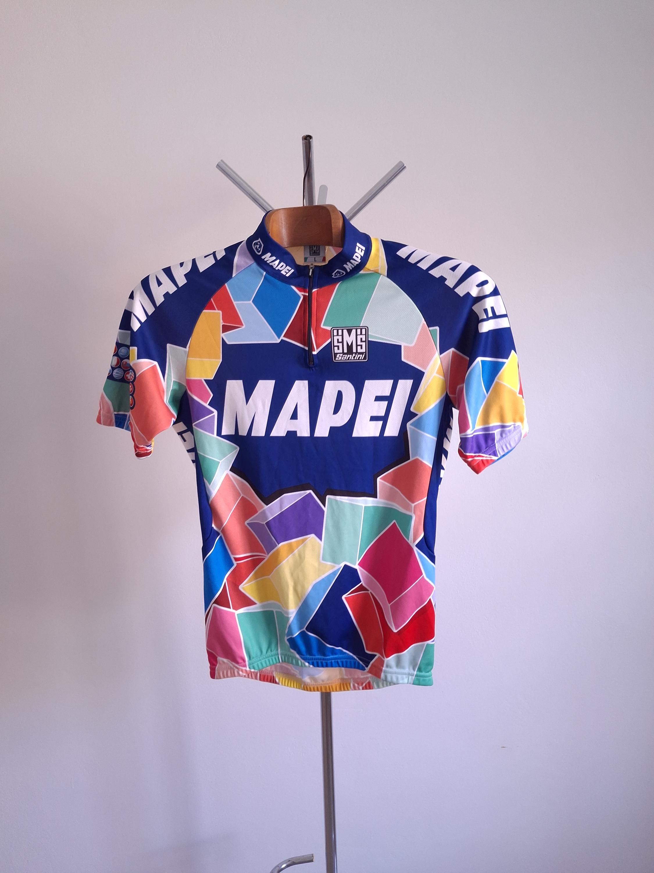 【希少】MAPEI マペイ　Italy　イタリア　サイクリングジャージ　M Amazon.com: SGCIKER Retro Team MAPEI Cycling Jersey Set For