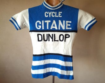ビンテージ　ウールサイクルジャージーAtala Campagnolo Mサイズ Vintage Woolen 1982 'atala Campagnolo' Short Sleeve Cycling