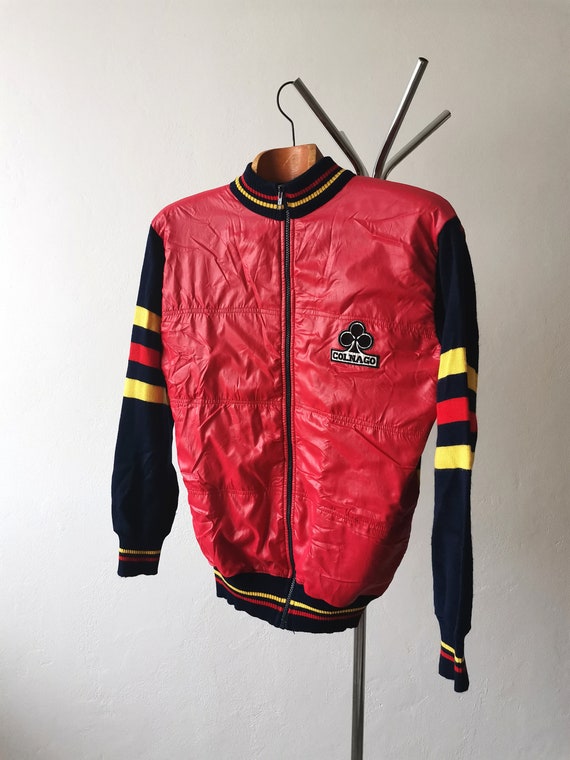 80's Colnago winter cycling jacket, L