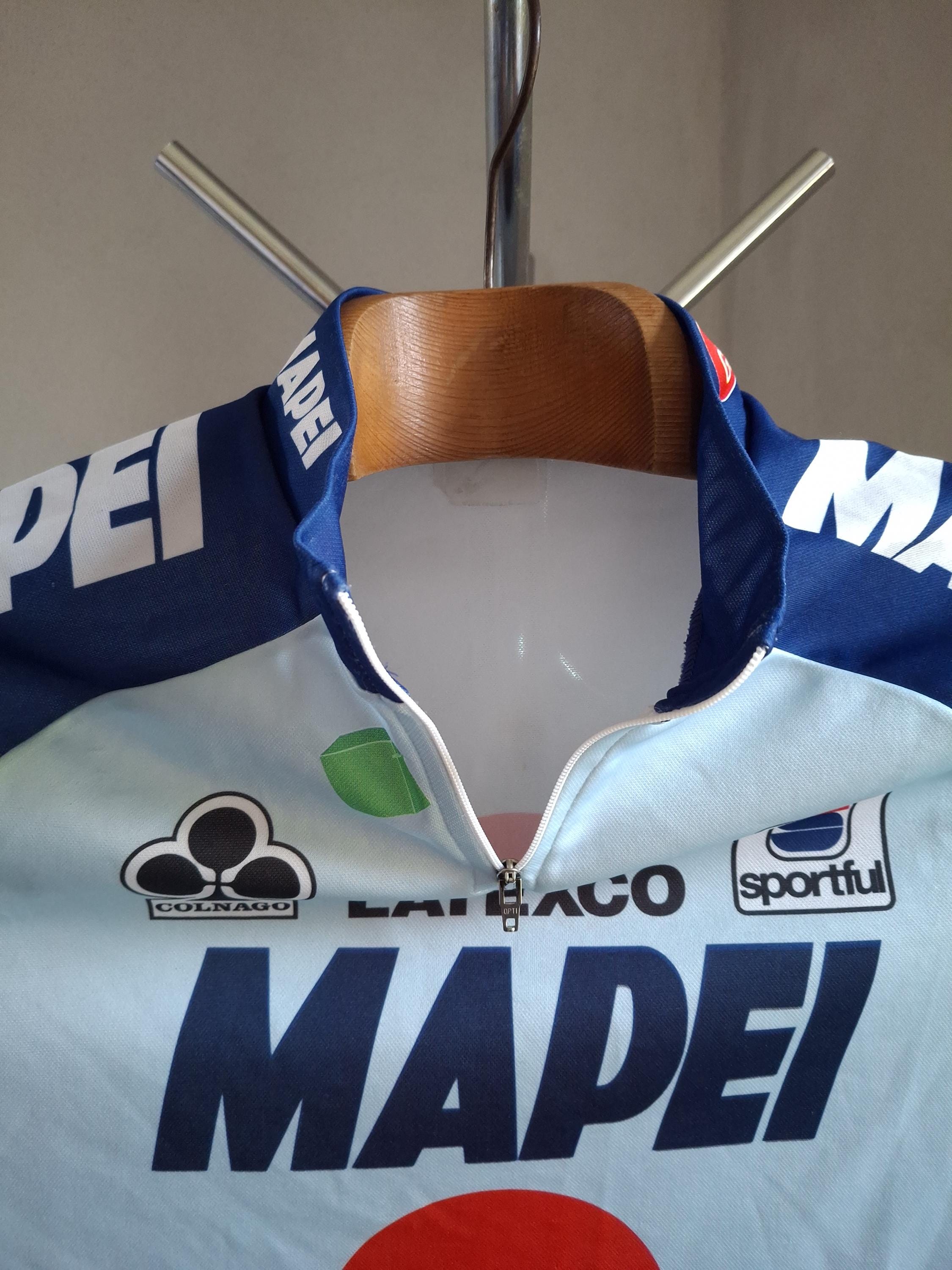 Maillot d'hiver italien sans manches Mapei-GB professionnel 1996