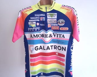 1994 Amore & Vita - krótka koszulka kolarska Galatron pro, rozmiar XXL