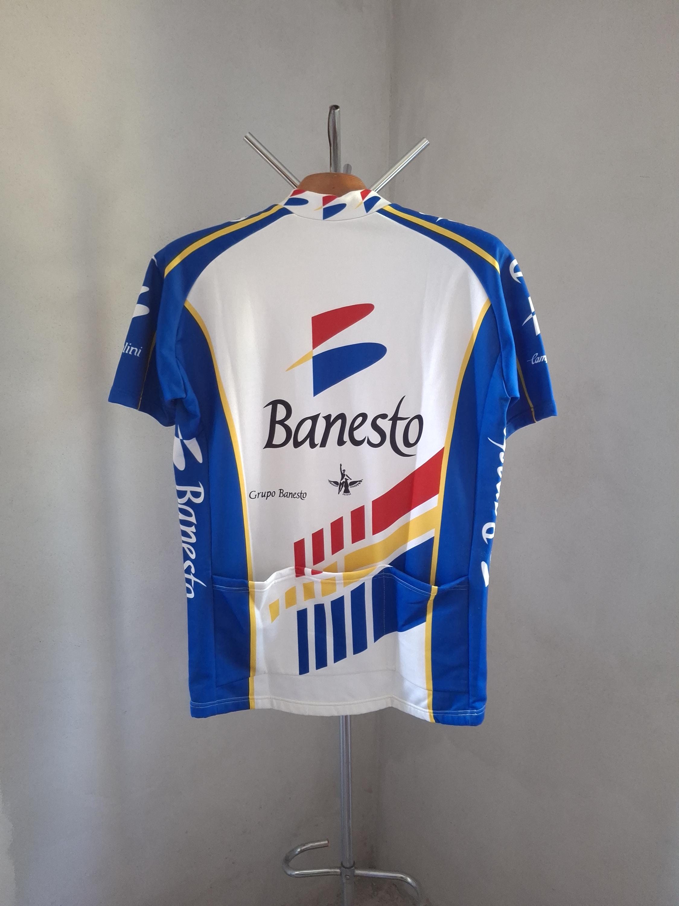 Vintage 90s Banesto Nalini Tracktop Cycling Jacket Miguel Indurain Tour De France 1996 Size 7(2XL