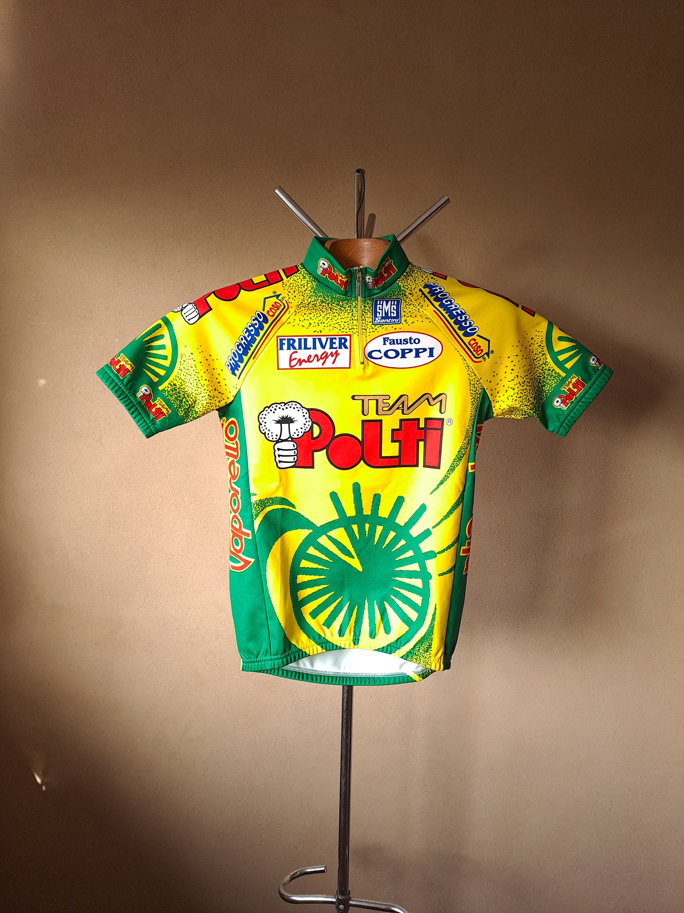 1997 Polti - Vaporetto Pro Cycling Short Sleeve Italian Jersey