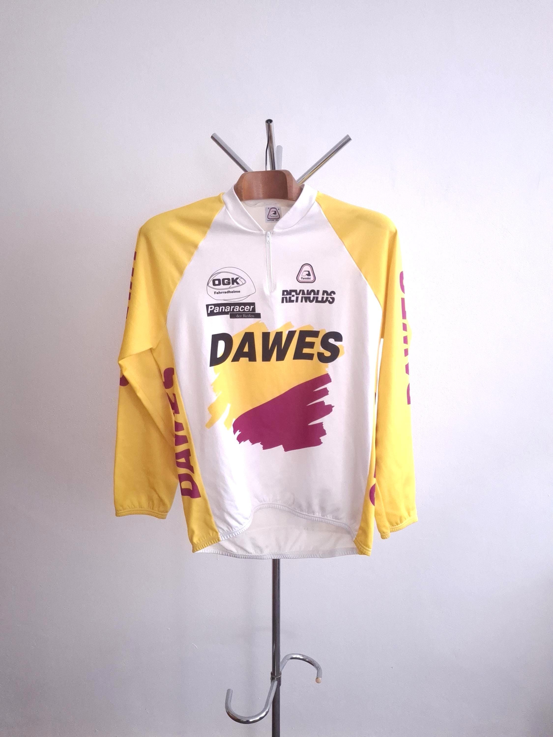 Maillot cycliste vintage des années 90 à manches