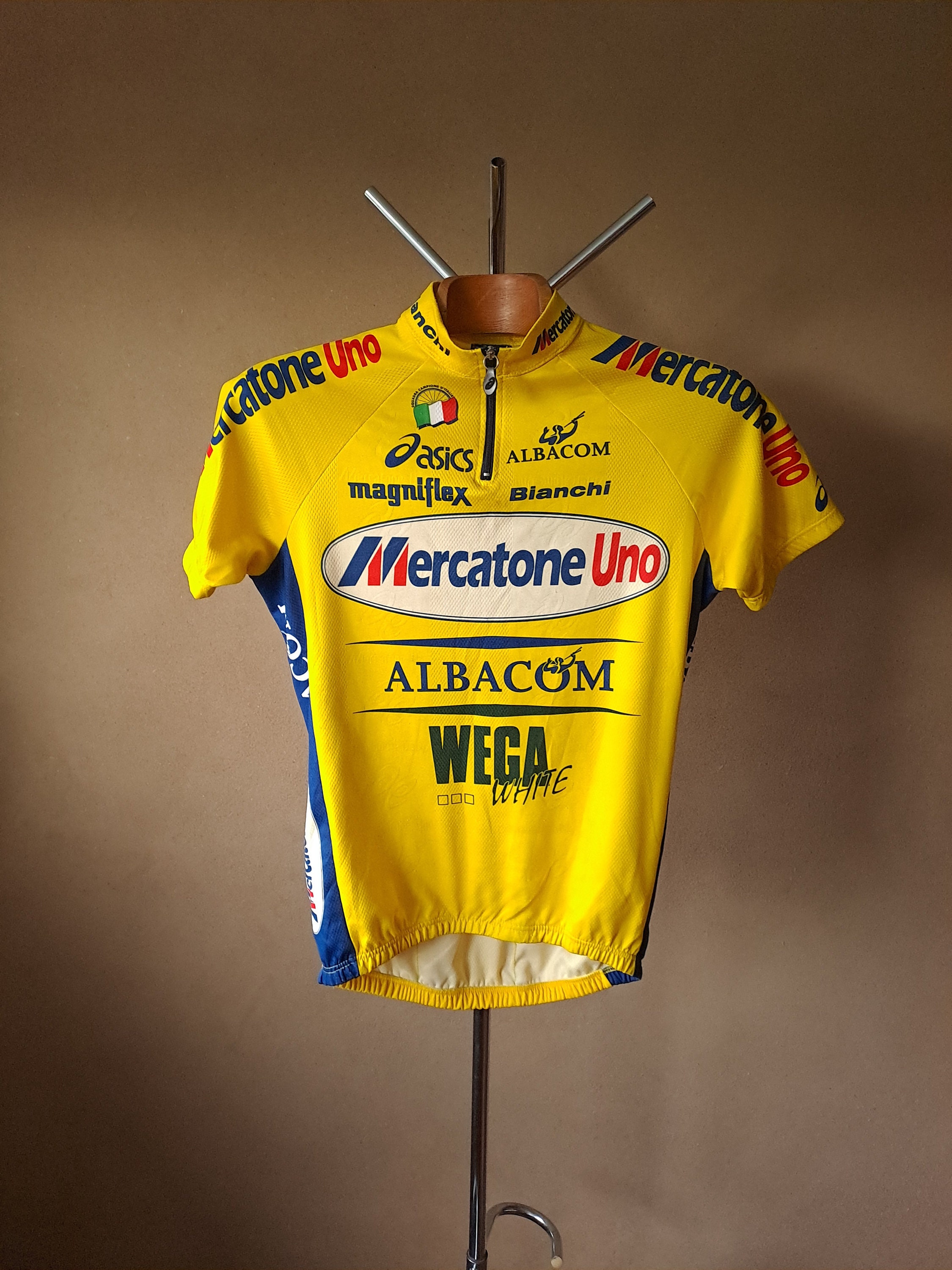 2000 Mercatone Uno Wega Italian Short Sleeve Pro Cycling Jersey
