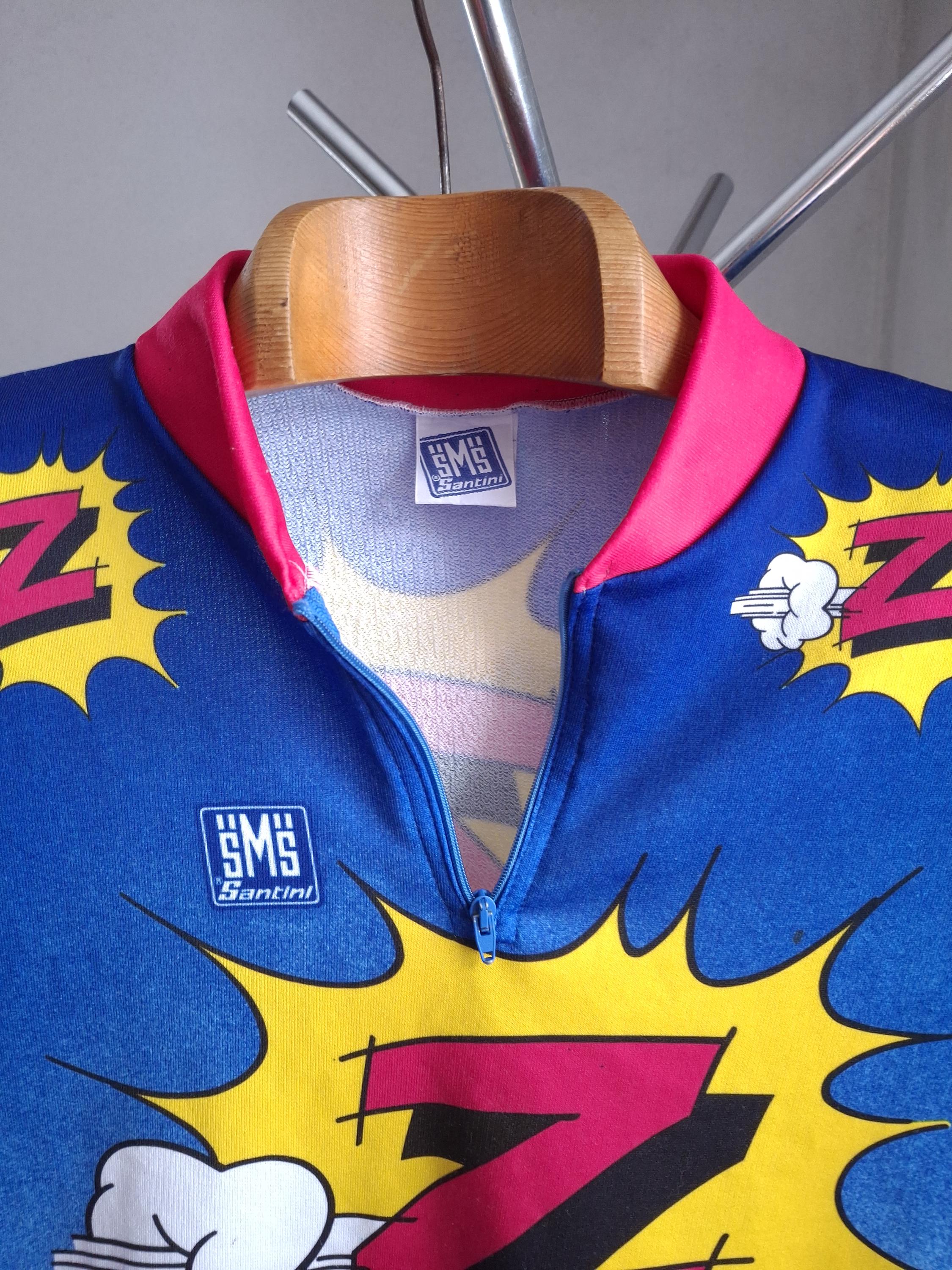 1987 Z - Peugeot Italian Short Sleeve Pro Cycling Jersey
