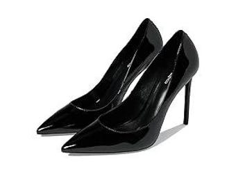 New Tony Bianco Anja Black Heels Shoes Patent Size 7 M