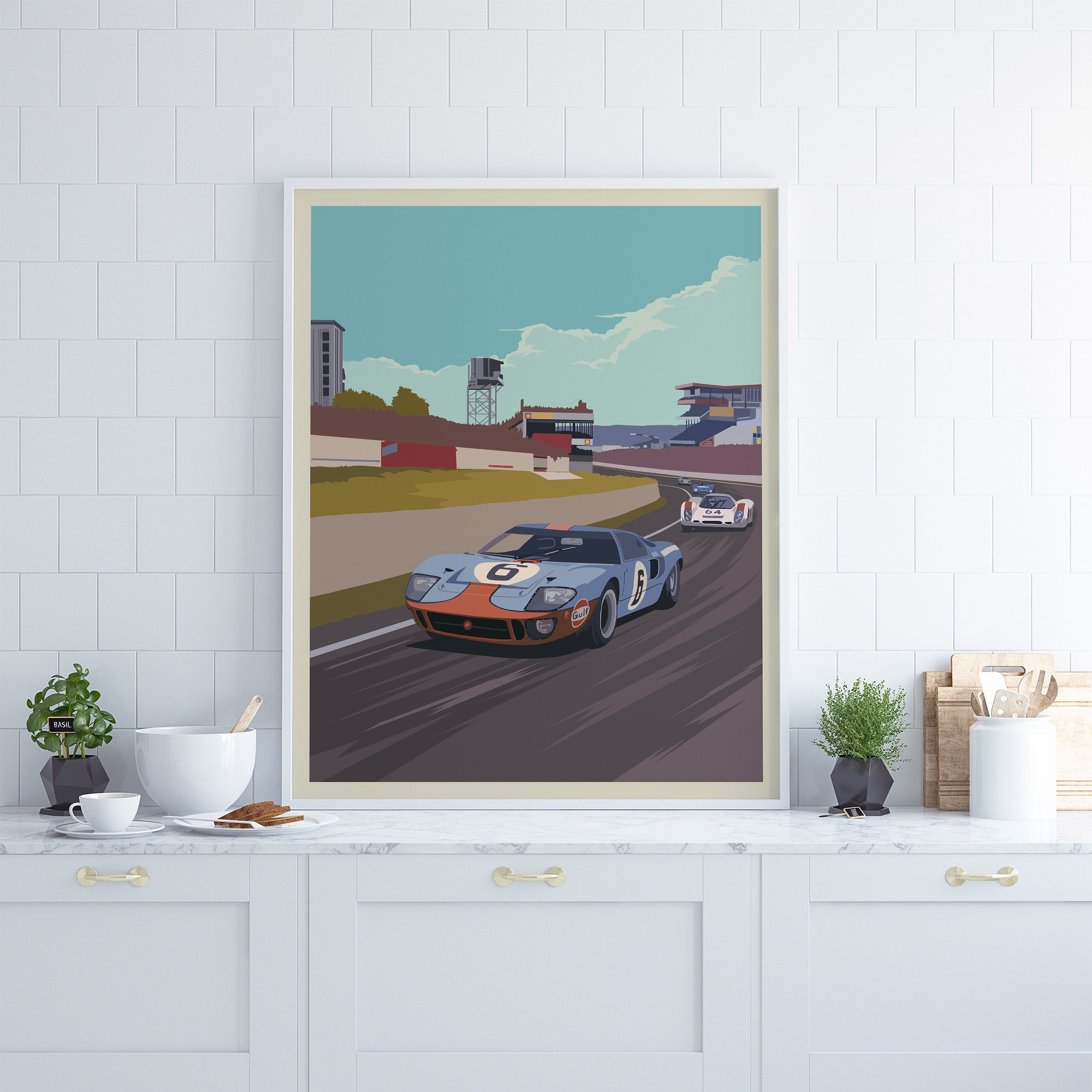 24 Hours of Le Mans 1969 Racing Poster Print, Automobile Art, Vintage ...