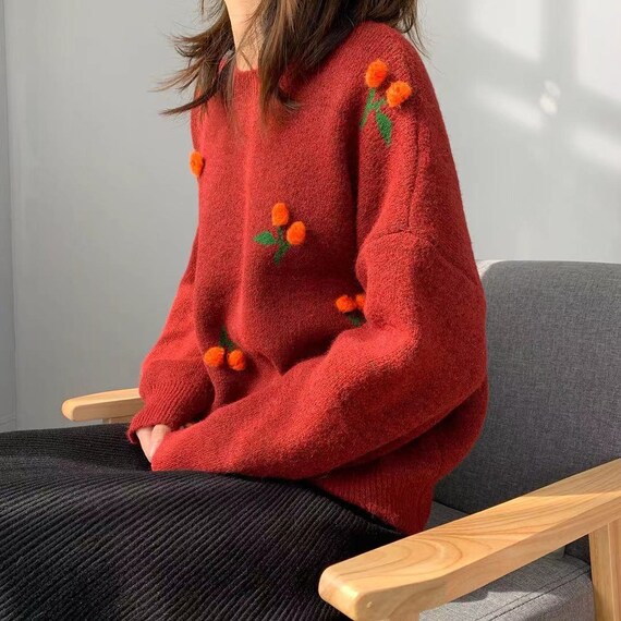 Cherry Cherry Crewneck Sweater