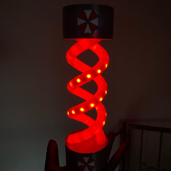 Resident Evil T-Virus Night Lamp, Decorative Lamp, Not Wire, 9V Battery