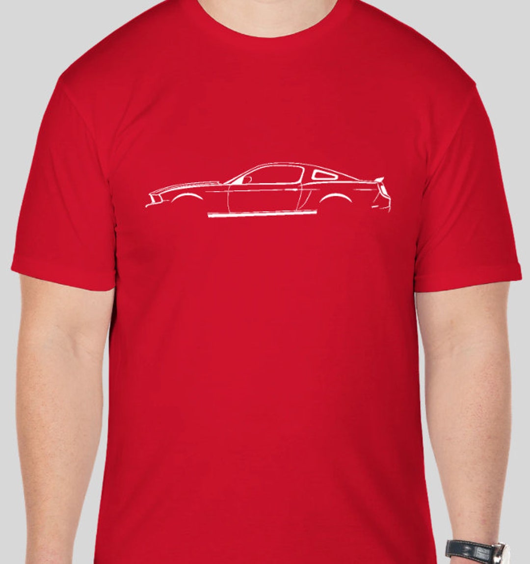 Mustang Israel CHOOSE Etsy S197 Silhouette - WHITE Shirt Your T COLOR