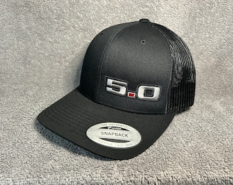 FORD Mustang 5.0 Logo Snapback Hat (15 COLOR OPTIONS)