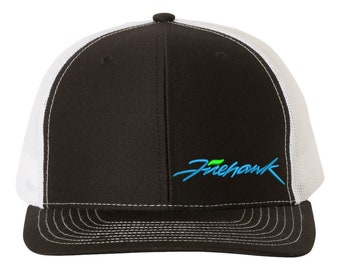 Firehawk on Black/White Richardson 112 Snapback 7 Graphic Colors