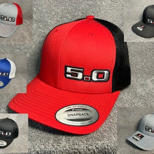 FORD Mustang 5.0 Logo Snapback Hat (18COLOR OPTIONS)