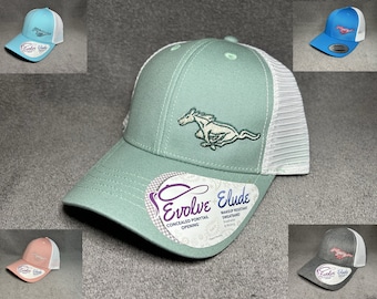 LADIES** Hat (5 Color Options) with Iconic Running Horse Snapback