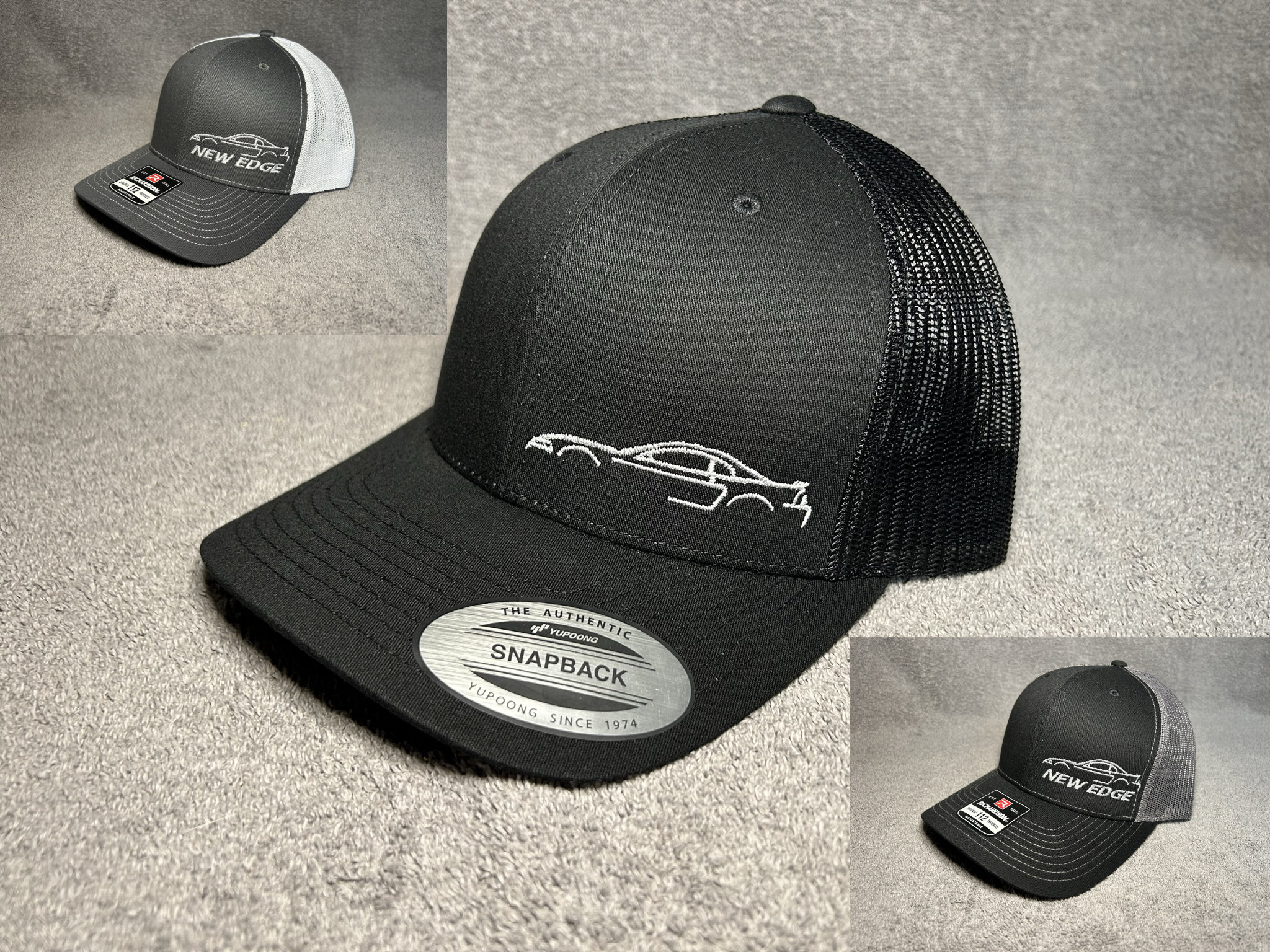 NEW EDGE MUSTANG(6 Options) Snapback Hat