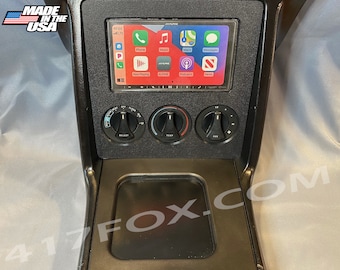 NEW 1987-1989 RADIO RELOCATION Double Din Trim Bezel