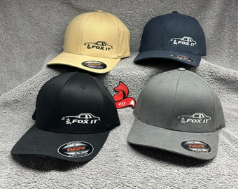 4 Colors* Fox It Coupe Ford Mustang Foxbody FlexFit Hat Embroidered S/M L/XL XXL