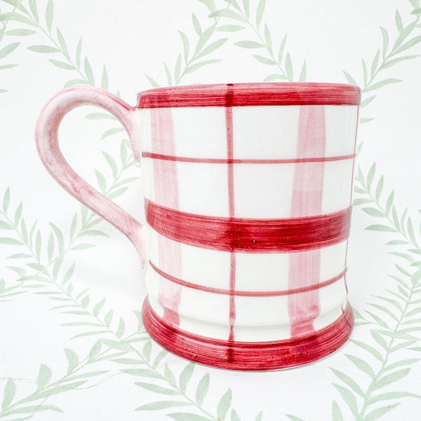 Haldon Group Mug - Pink Plaid