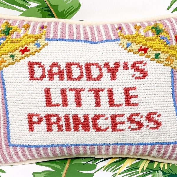 Needlepoint Pillow Etsy