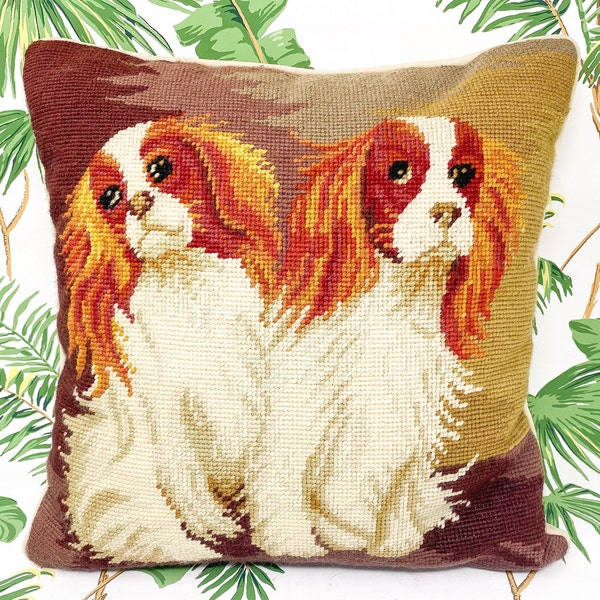 Needlepoint Pillow Etsy