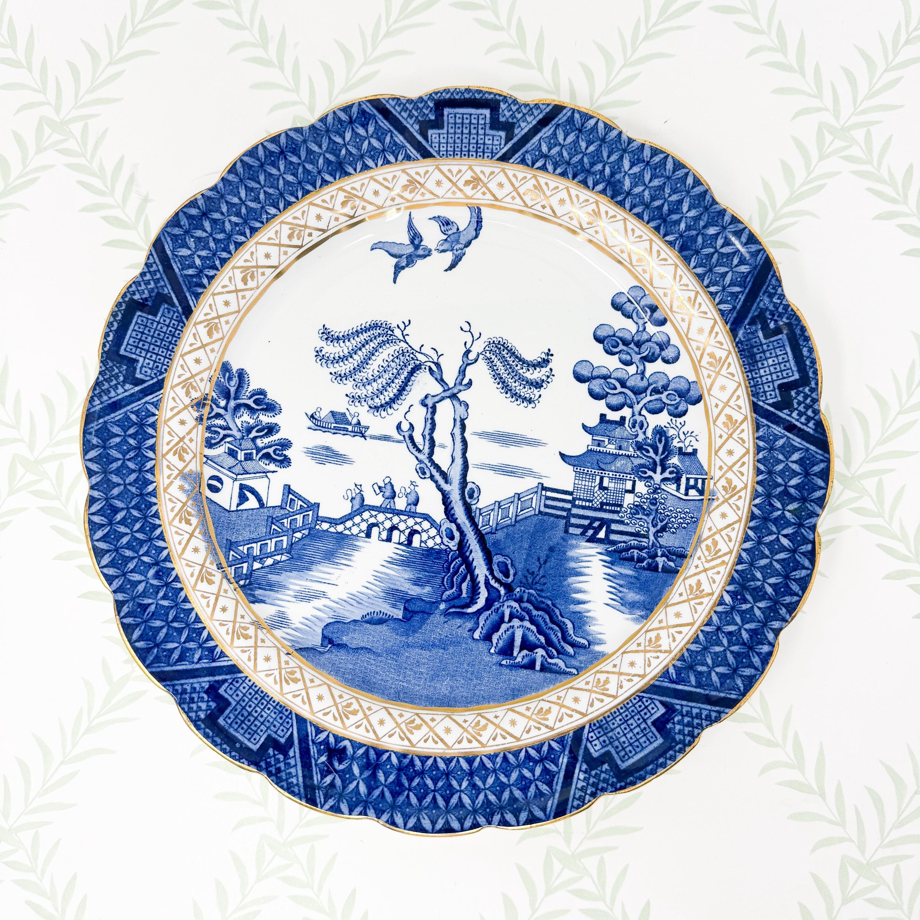 Booths ブース リアルオールドウィロー オーバルプレート1枚 Booths