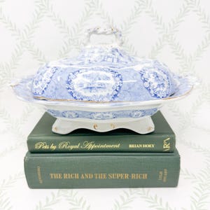 Antique Ridgway &quot;Oriental&quot; Transferware Tureen