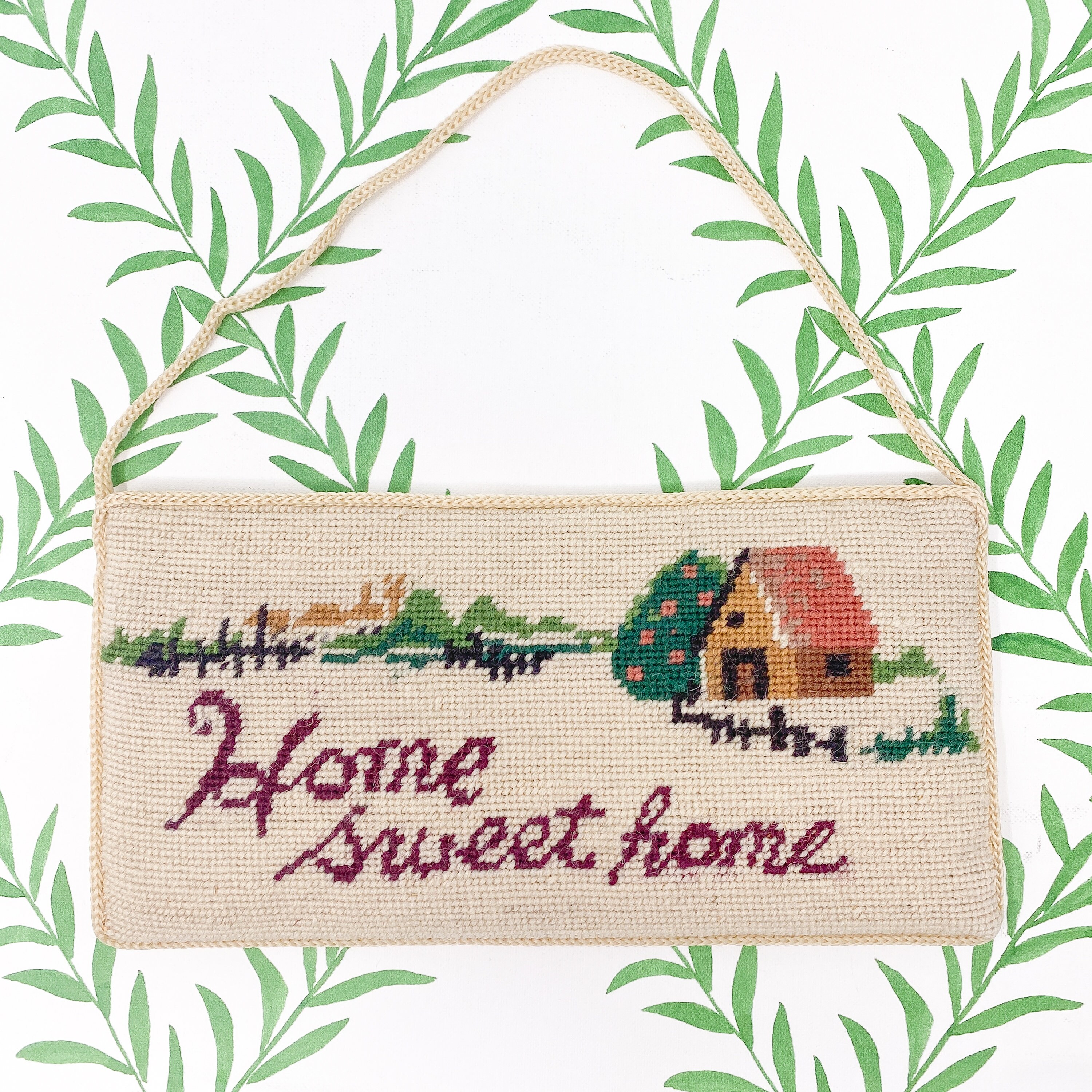 Embroidery Kit, Home Sweet Home, Beginner Embroidery Kit, Hand