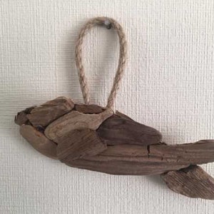 Driftwood wall art, driftwood fish, driftwood sculpture