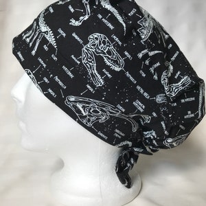 Women's Scrub Cap/ Dinosaur Scrub Hat/ Glow in the Dark/ Canada/ The Scrub Locker