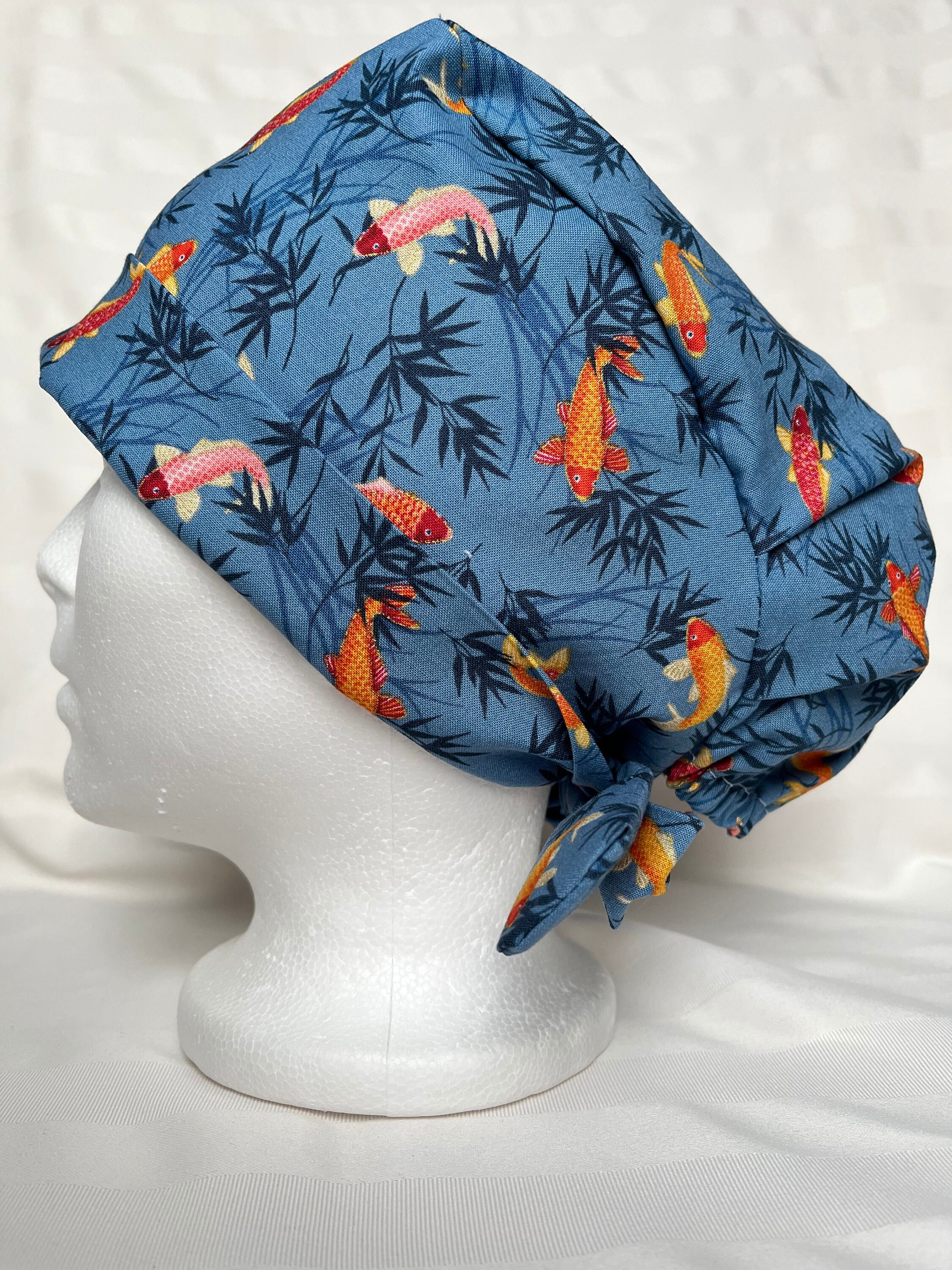 Womens Koi Fish Pixie Ponytail Surgical 