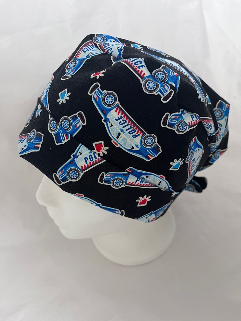 Police Scrub Cap. Scrub Hat. the Scrub Locker Shop. Womens Pleated