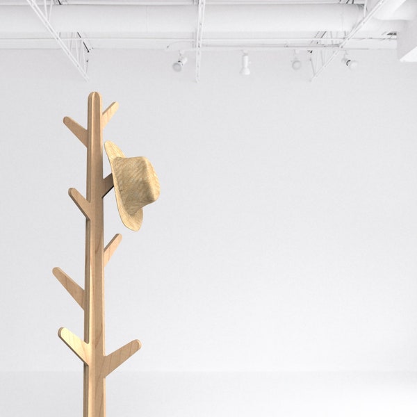 The Tree - Coat and Hat Rack - 18MM Plywood - CNC DXF