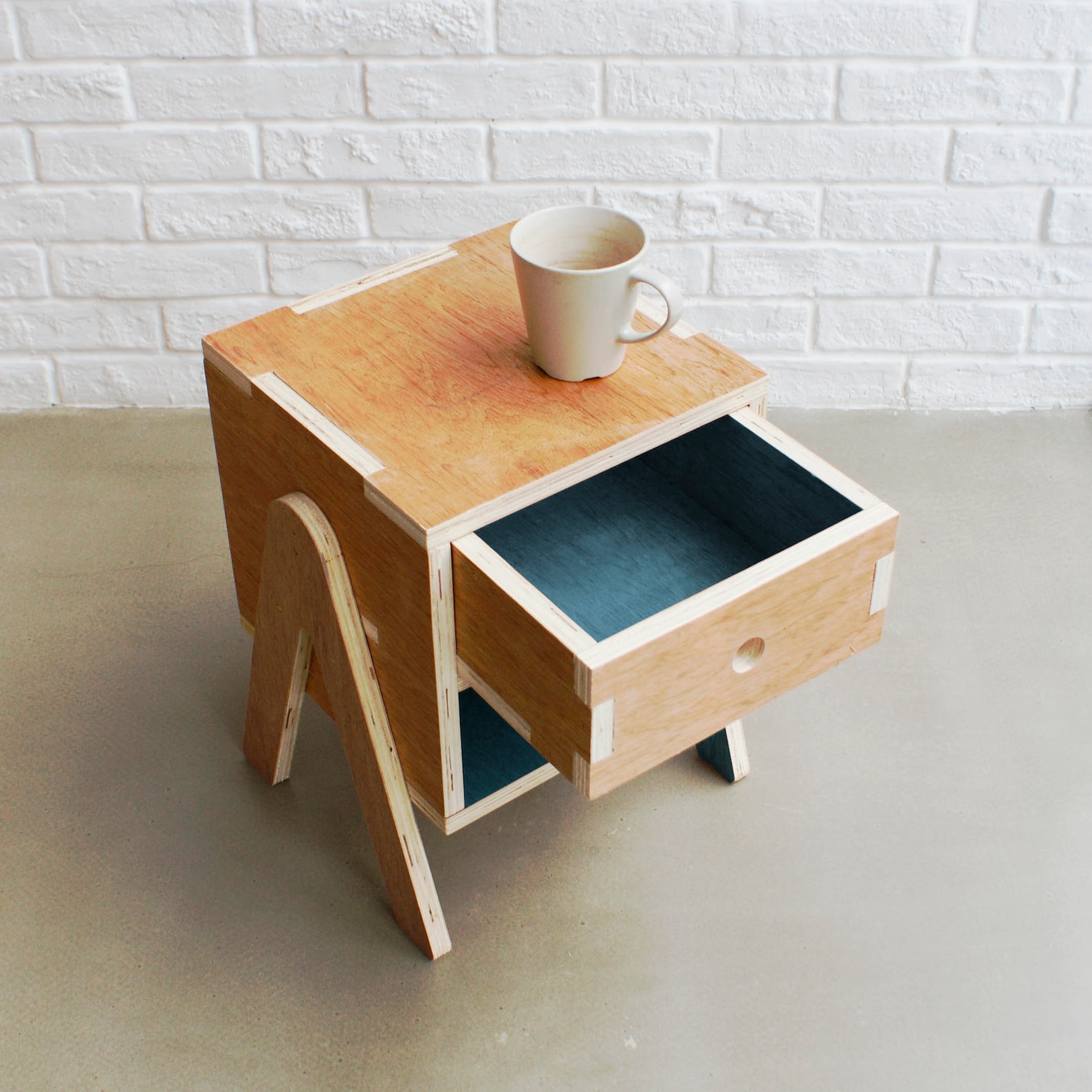 Industrial Bedside Table Plywood 18mm CNC Ready DXF/DWG Etsy Australia