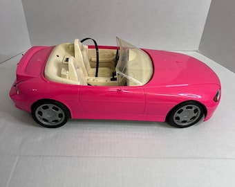 VTG Barbie Pink Motorized Cruisin' Car Vehicle 1996 Mattel WORKING