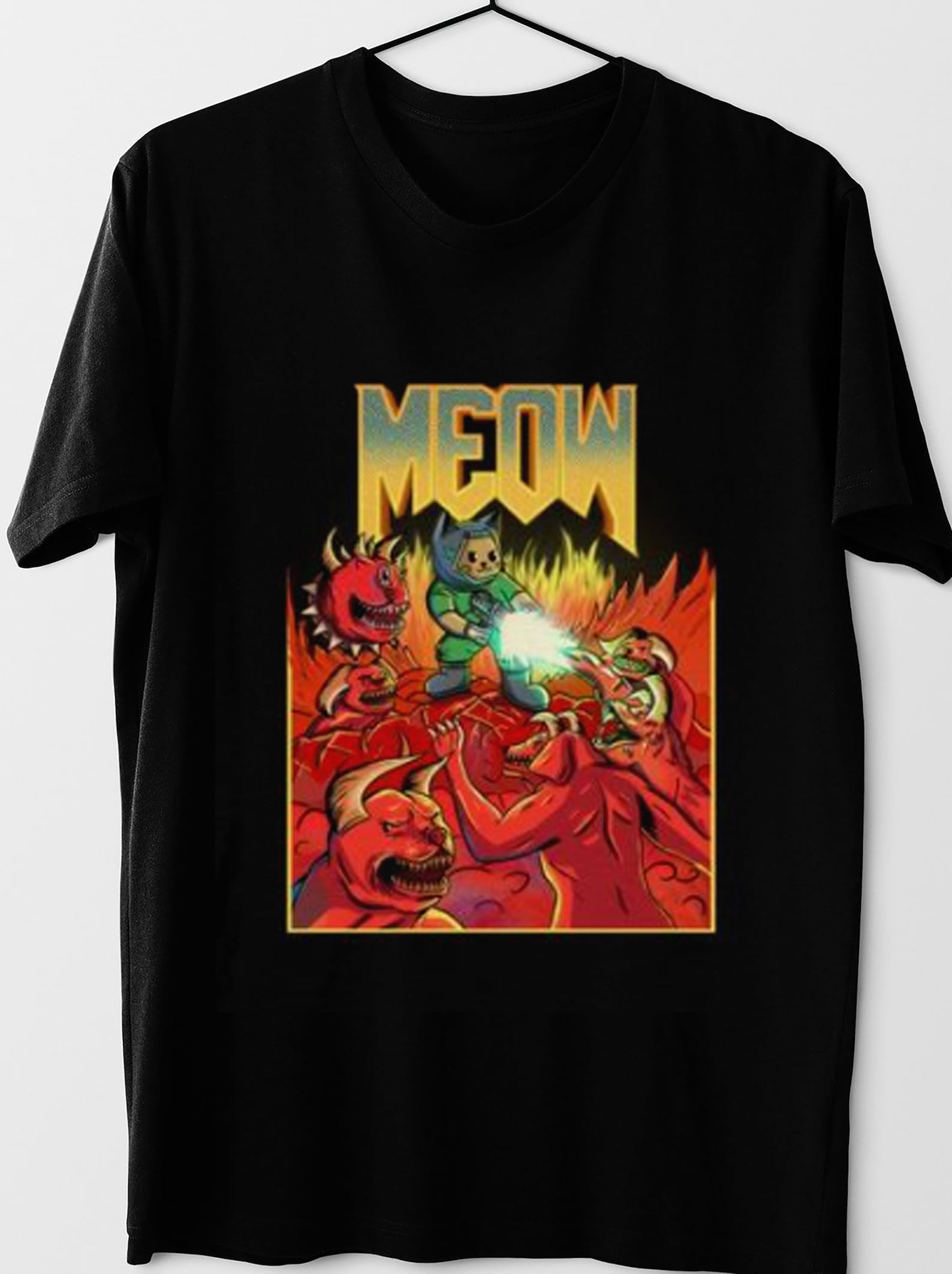 Doom Eternal Artwork T Shirt Doom game shirt 80s gaming | Etsy