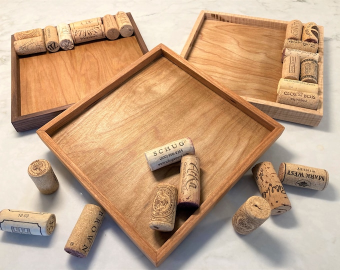 DIY Wine Cork Trivet Blank: Hardwood Craft Kit