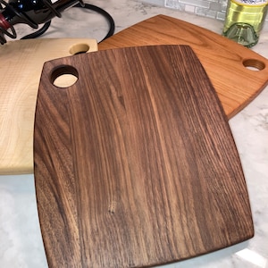 Handmade Cutting Board / Serving Board - Walnut, Maple, Cherry.  Charcuterie Board. All Natural