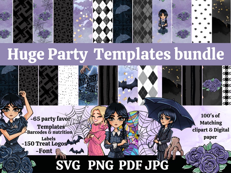 Canva Party Favor Template