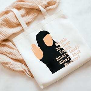 Islamische Tasche, Mädchen Tasche, Hijabi Geschenk, Muslimische Mädchentasche, Eid Geschenk, Ramadan Geschenk, Uni Tasche, Shopper tasche, Abstrakte Shopper tasche