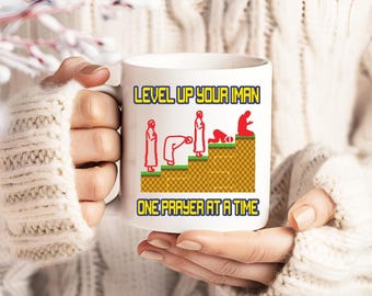 Mug inspiré de la playstation de jeu islamique. Cadeaux Ramadan garçons, cadeaux mug Eid hommes, cadeaux gamer, cadeaux PS5, cadeaux gaming, mugs fantaisie islamique