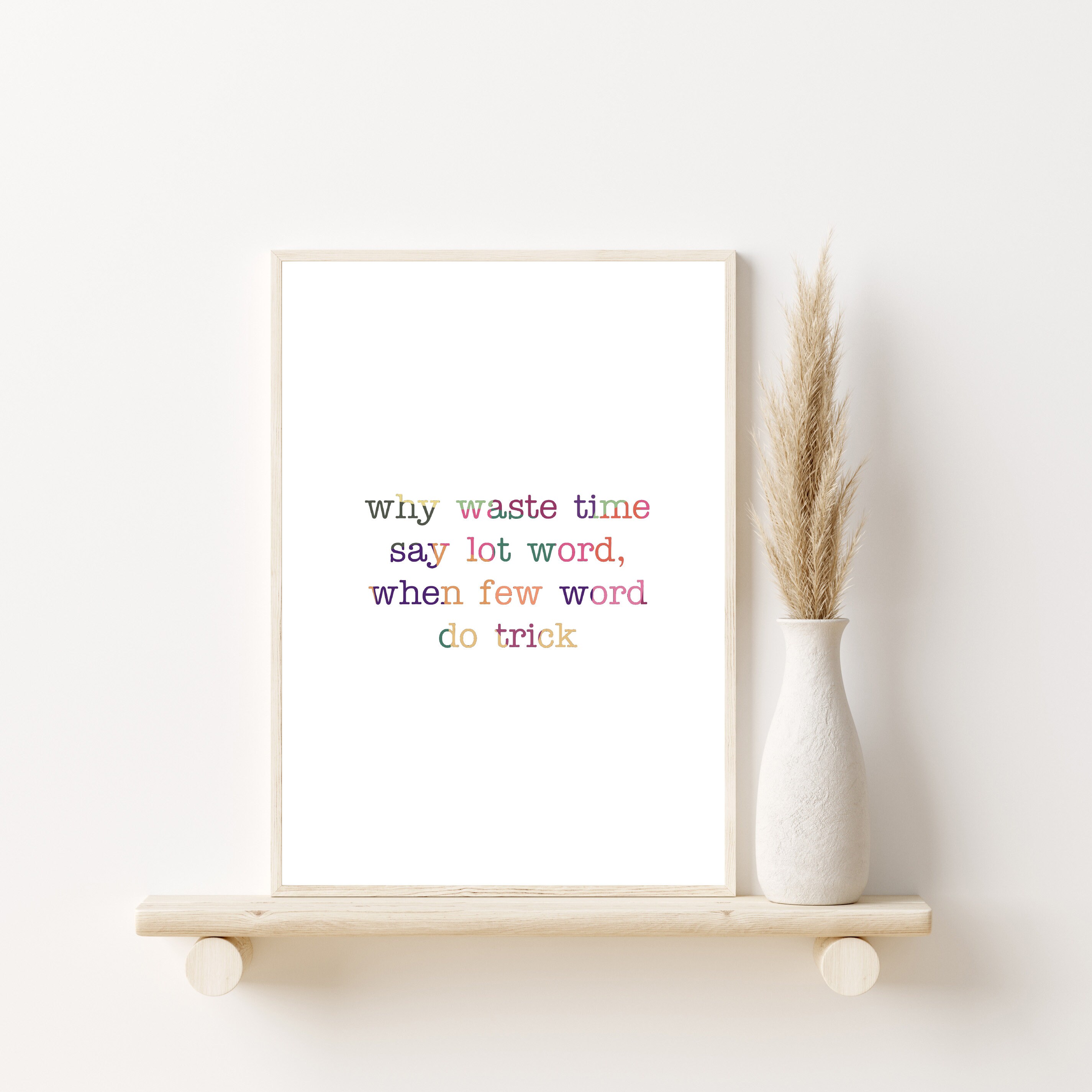 The Office Kevin Malone Why Waste Time Say Lot Word When Few Etsy