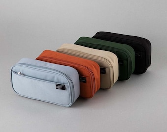 Multi Pouch / Daily Pocket [6 colors] Zipper Multi Cable Pouch / Travel Pouch / Makeup Pouch / Pencil Case / Cosmetic Pouch for her