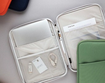 15"16" Laptop Tasche [6 Farben] MacBook Pro 16 Tasche | Hochwertige weit offene Reißverschlusstasche | LG Gramm 15 Schutzhülle | Bequeme Fit Pouch