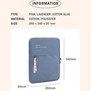 Cute Laptop Sleeve 13 MacBook Pro Case High Quality iPad Pro 12.9 Protective Case Comfort Zipper Sleeve MacBook Air Organizer image 10