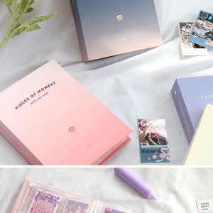 Photocard Album 4 Colors PC Storage Binder Pastel Collection PC Album Photo card Binder Game Card Collect Album Instant Photo Book image 4