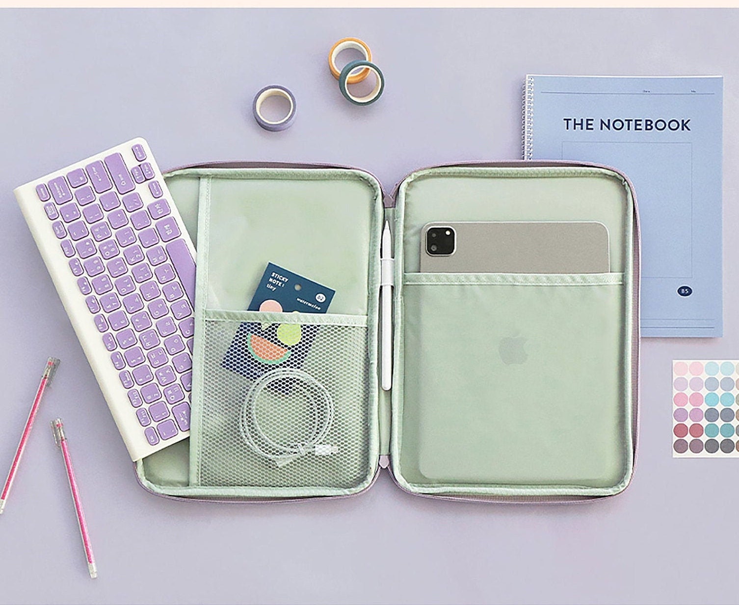Ipad top zipper pouch