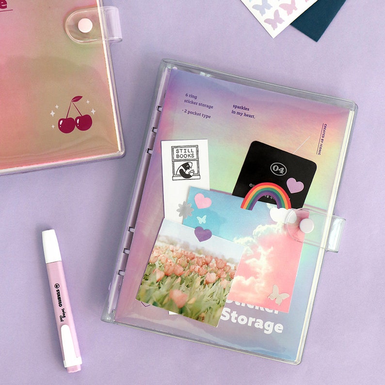 Photocards Storage Book Seal Sticker Photo Card Binder Etsy