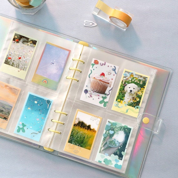 Photocards Storage Book Seal Sticker Photo Card Binder Etsy